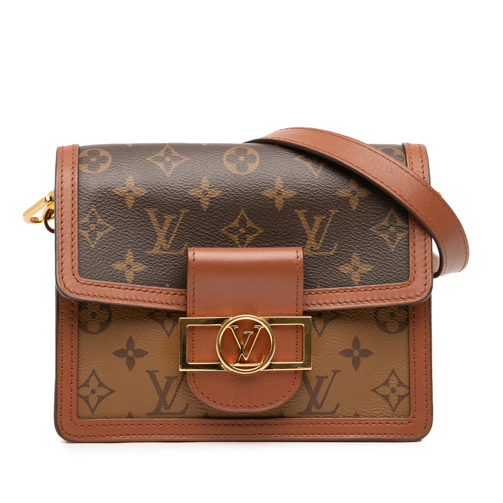 Pre-Loved Louis Vuitton Monogram Reverse Mini Dauphine